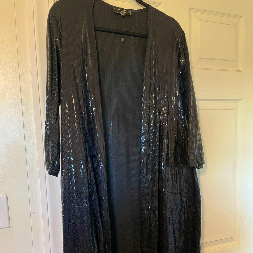 L&B Sequined Duster